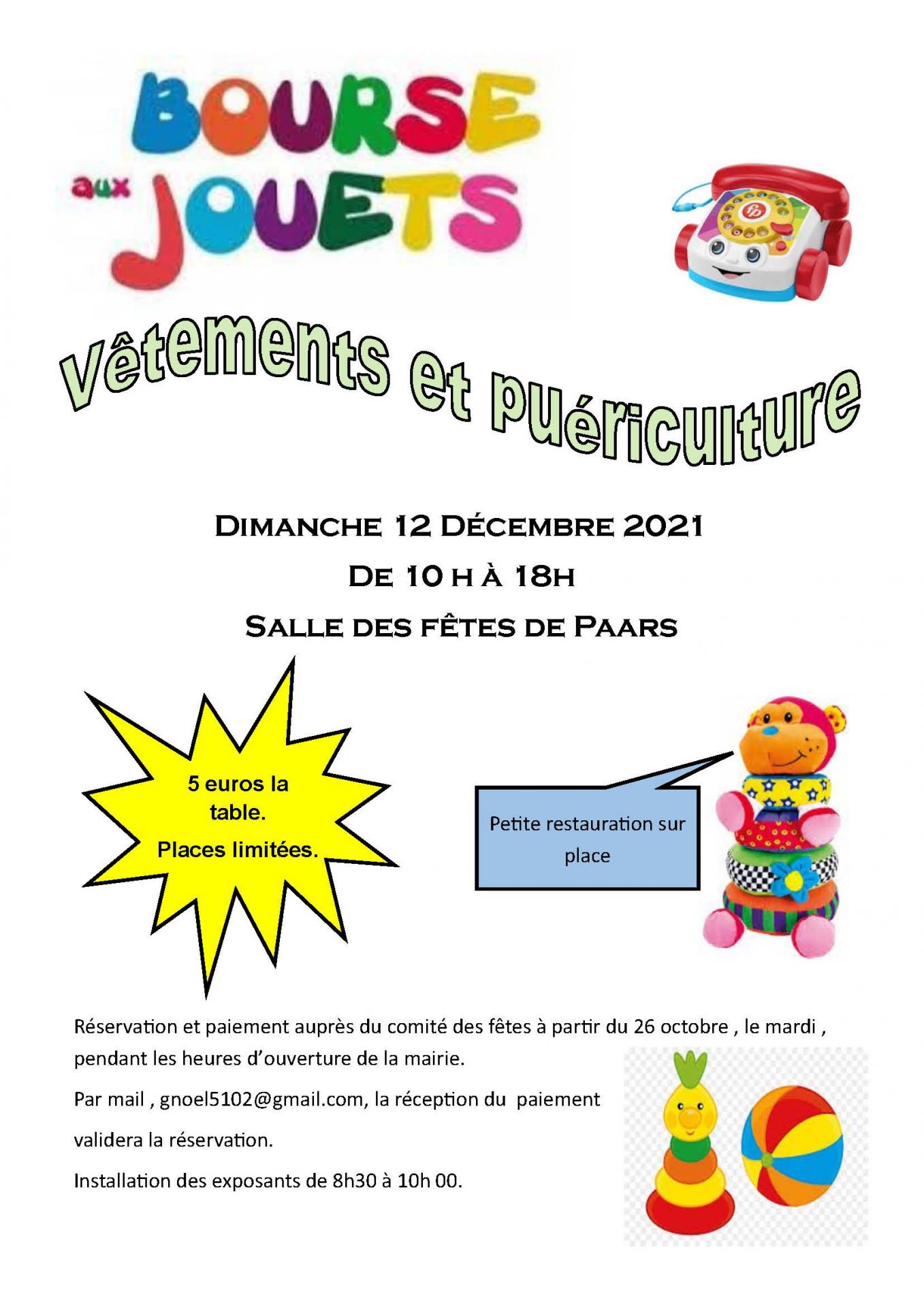 Bourse aux jouets