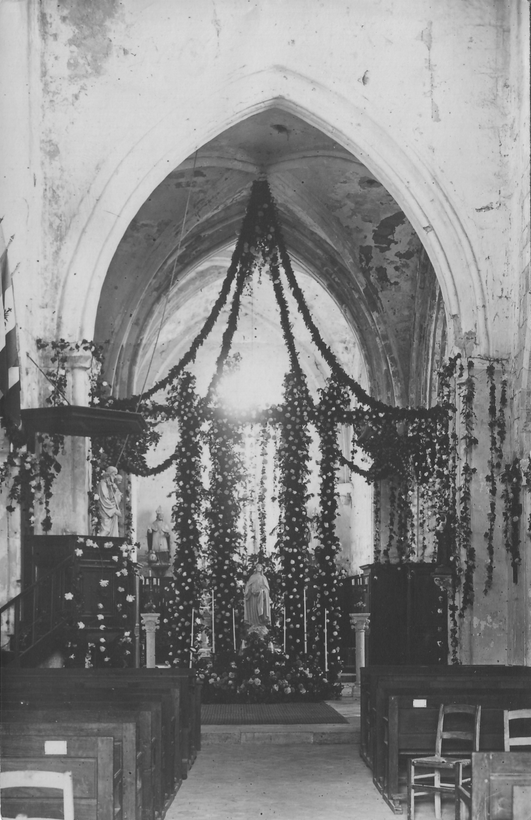 Bénédiction statue Ste Thérèse le 24 Juin 1928