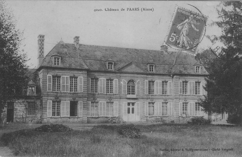 Château de Paars en 1912