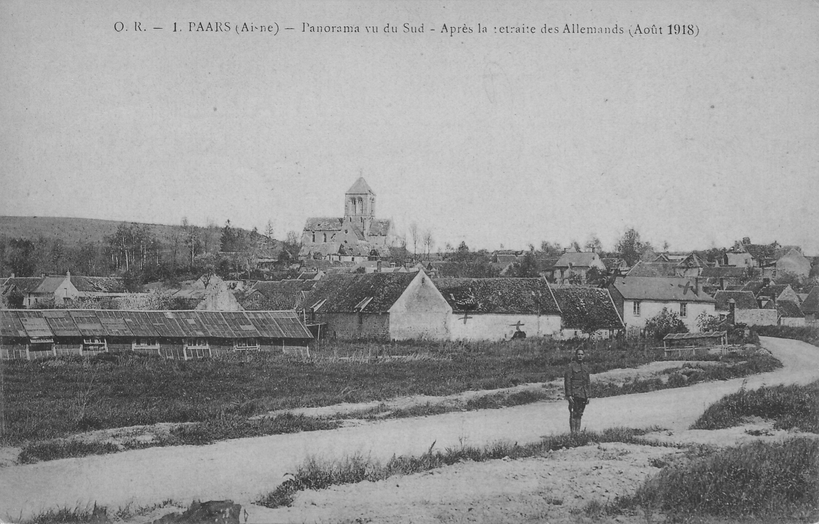 Paars en Août 1918